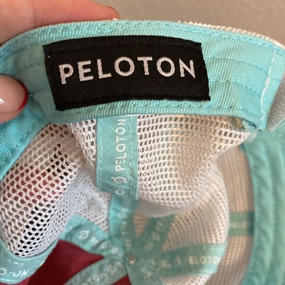 NWT- Peloton color block hat- maroon and blue - Picture 7 of 7